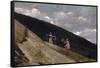 In The Mountains-Winslow Homer-Framed Stretched Canvas