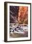 In The Narrows Autumn Southern Utah Ziona National Park-Vincent James-Framed Photographic Print