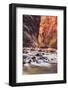 In The Narrows Autumn Southern Utah Ziona National Park-Vincent James-Framed Photographic Print