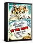 In the Navy, Dick Powell, the Andrews Sisters, Bud Abbott, Lou Costello on Midget Window Card, 1941-null-Framed Stretched Canvas