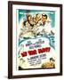 In the Navy, Dick Powell, the Andrews Sisters, Bud Abbott, Lou Costello on Midget Window Card, 1941-null-Framed Art Print