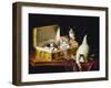 In the Needle Box, (Oil on Canvas)-Jules Leroy-Framed Giclee Print