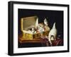 In the Needle Box, (Oil on Canvas)-Jules Leroy-Framed Giclee Print