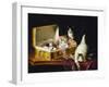 In the Needle Box, (Oil on Canvas)-Jules Leroy-Framed Giclee Print