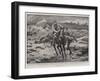 In the Nick of Time, a Gallant Trooper Picks Up Dismounted Comrade-Frank Dadd-Framed Giclee Print