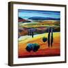 In the Now-Maya Green-Framed Art Print