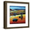 In the Now-Maya Green-Framed Art Print