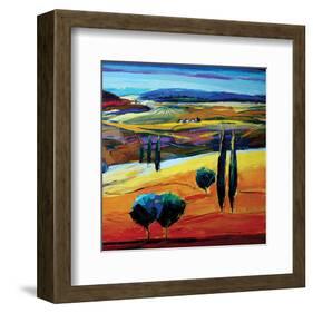 In the Now-Maya Green-Framed Art Print