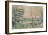 In the Oise Valley, 1878-80 (Graphite, Gouache, and W/C)-Paul Cezanne-Framed Giclee Print