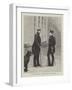 In the Old Days, Emperor and Chancellor-null-Framed Giclee Print