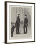 In the Old Days, Emperor and Chancellor-null-Framed Giclee Print