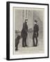 In the Old Days, Emperor and Chancellor-null-Framed Giclee Print