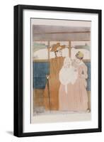 In the Omnibus. 1890-91-Mary Cassatt-Framed Giclee Print