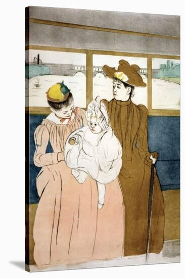 In the Omnibus-Mary Cassatt-Stretched Canvas