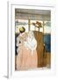 In the Omnibus-Mary Cassatt-Framed Art Print