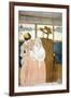 In the Omnibus-Mary Cassatt-Framed Art Print