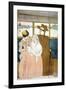 In the Omnibus-Mary Cassatt-Framed Art Print