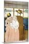 In the Omnibus-Mary Cassatt-Mounted Art Print