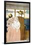 In the Omnibus-Mary Cassatt-Framed Art Print