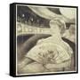 In the Opera (Aquatint Etching)-Mary Cassatt-Framed Stretched Canvas