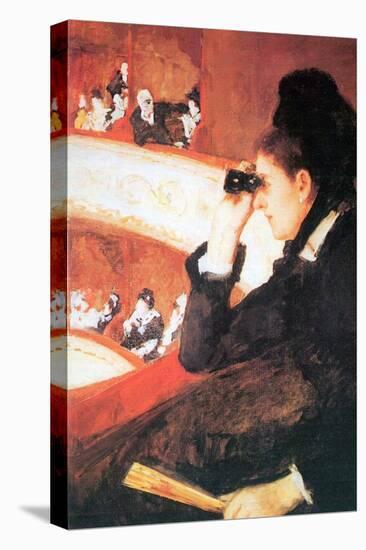 In The Opera-Mary Cassatt-Stretched Canvas