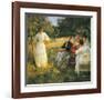 In the Orchard, 1891-Edmund Charles Tarbell-Framed Art Print