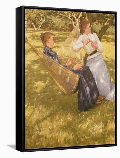 In the Orchard, 1893-Henry Herbert La Thangue-Framed Stretched Canvas