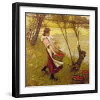 In the Orchard, Haylands, Graffham-Henry Herbert La Thangue-Framed Giclee Print