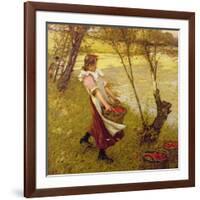 In the Orchard, Haylands, Graffham-Henry Herbert La Thangue-Framed Giclee Print