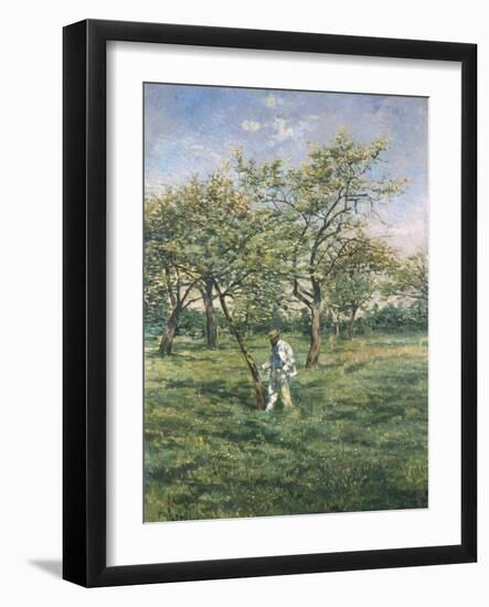 In the Orchard-Lucien Frank-Framed Giclee Print