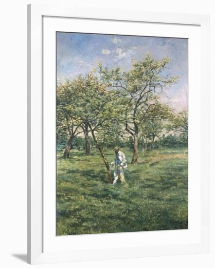 In the Orchard-Lucien Frank-Framed Giclee Print