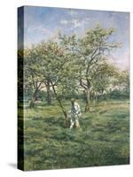 In the Orchard-Lucien Frank-Stretched Canvas