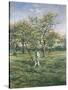 In the Orchard-Lucien Frank-Stretched Canvas