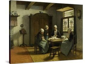 In the Orphanage at Katwijk-Binnen-David Adolph Constant Artz-Stretched Canvas