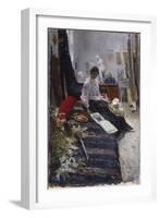 In the Painter's Studio-Konstantin Alexeyevich Korovin-Framed Giclee Print