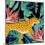 In the Palms Leopards 1-Kimberly Allen-Mounted Art Print