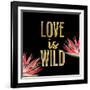 In the Palms Leopards 3-Kimberly Allen-Framed Art Print