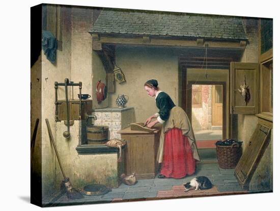 In the Pantry, 1868-Carel Jozeph Grips-Stretched Canvas