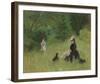 In the Park, 1874-Berthe Morisot-Framed Giclee Print