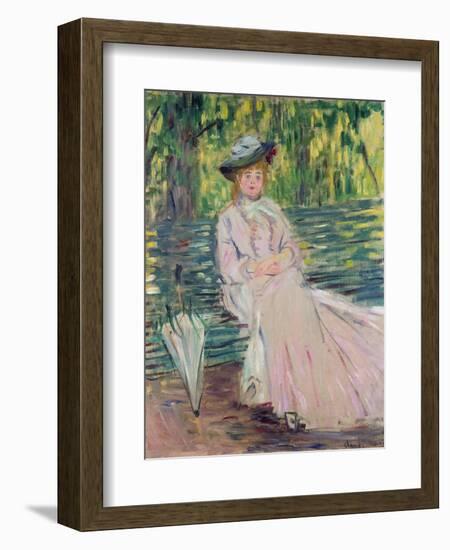 In the Park, 1878-Claude Monet-Framed Giclee Print