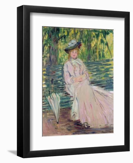 In the Park, 1878-Claude Monet-Framed Giclee Print