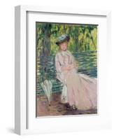 In the Park, 1878-Claude Monet-Framed Giclee Print