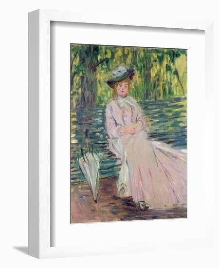 In the Park, 1878-Claude Monet-Framed Giclee Print