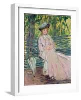 In the Park, 1878-Claude Monet-Framed Giclee Print
