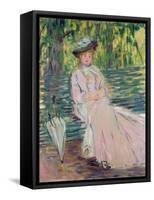In the Park, 1878-Claude Monet-Framed Stretched Canvas
