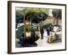 In the Park, 1922-Anthony Angarola-Framed Giclee Print