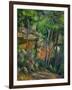 In the Park at Chateau Noir, 1898-1900-Paul Cézanne-Framed Giclee Print