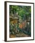 In the Park at Chateau Noir, 1898-1900-Paul Cézanne-Framed Giclee Print