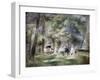 In the Park at Saint-Cloud, 1866-Pierre-Auguste Renoir-Framed Giclee Print