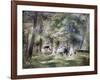 In the Park at Saint-Cloud, 1866-Pierre-Auguste Renoir-Framed Giclee Print